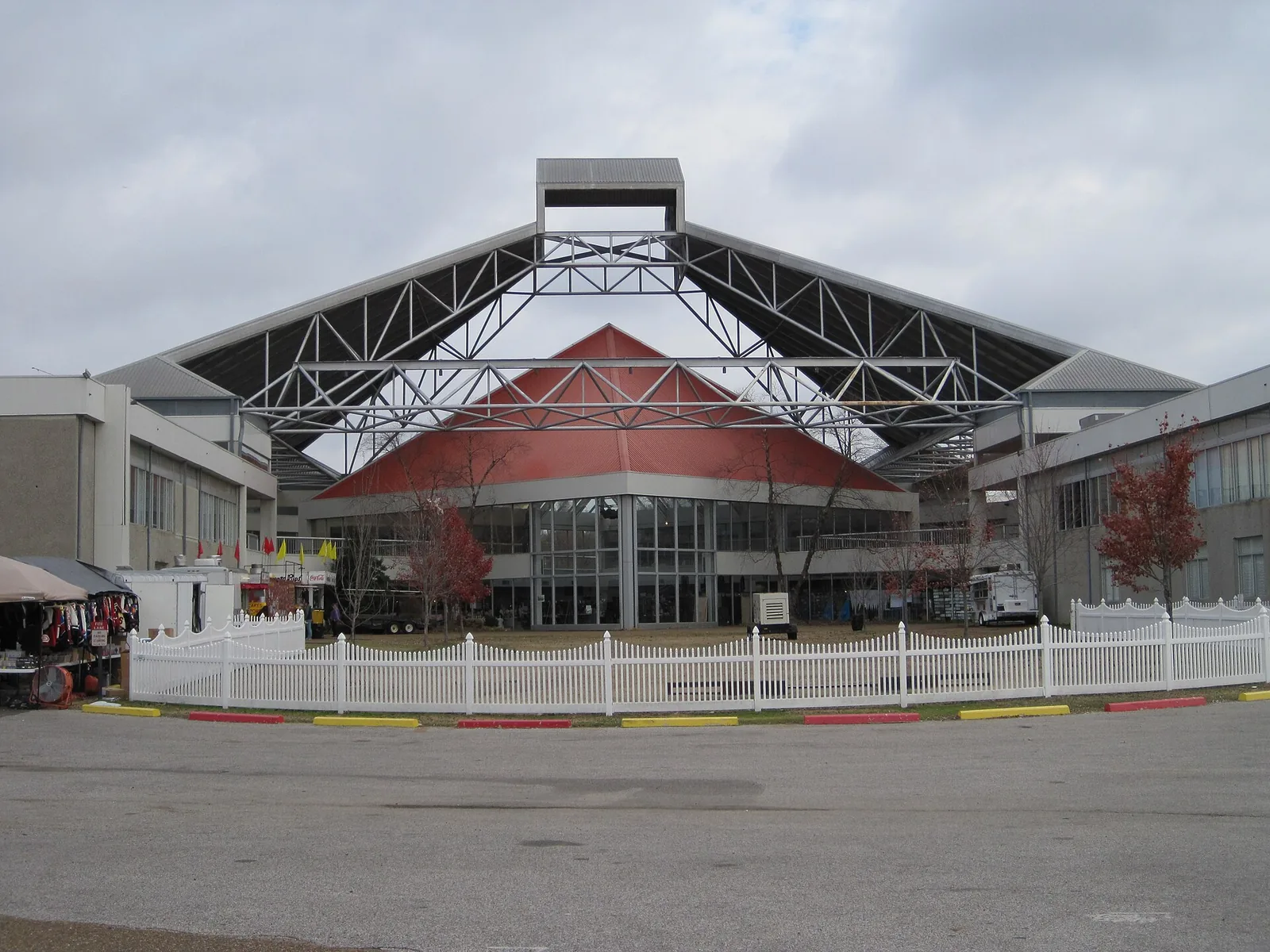 The exhibition hall at Agricenter International on Walnut Grove Road, home of the Agricenter Farmers Market.